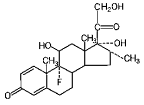 DECADRON® (DEXAMETHASONE) Structural Formula Illustration